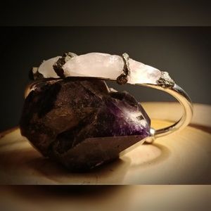 Artisan Wearable Magick Crystal Cuff Bracelet